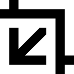 Crop SVG Icon